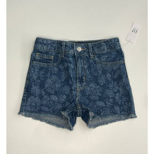 Gap Denim Short High Rise Adjustable Waist Sz 8 Medium Indigo Wash NWT